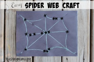 Easy Spider Web Crafts