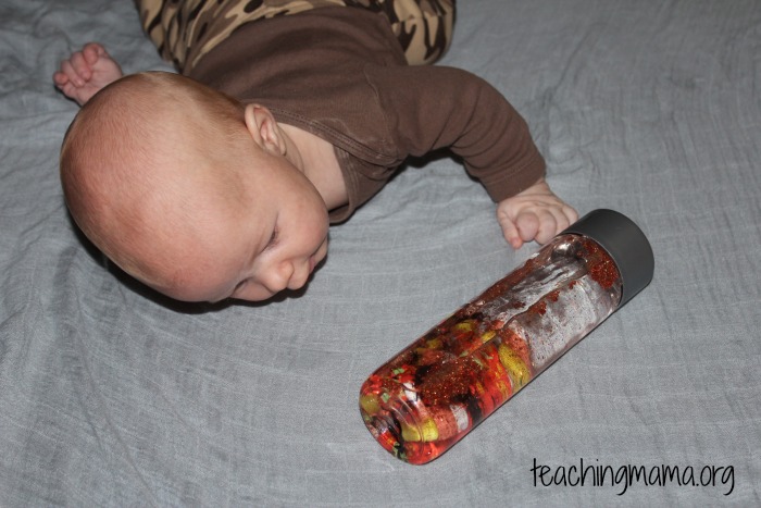 Fall Baby Sensory Bottle