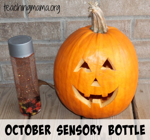 October Sensory Bottle