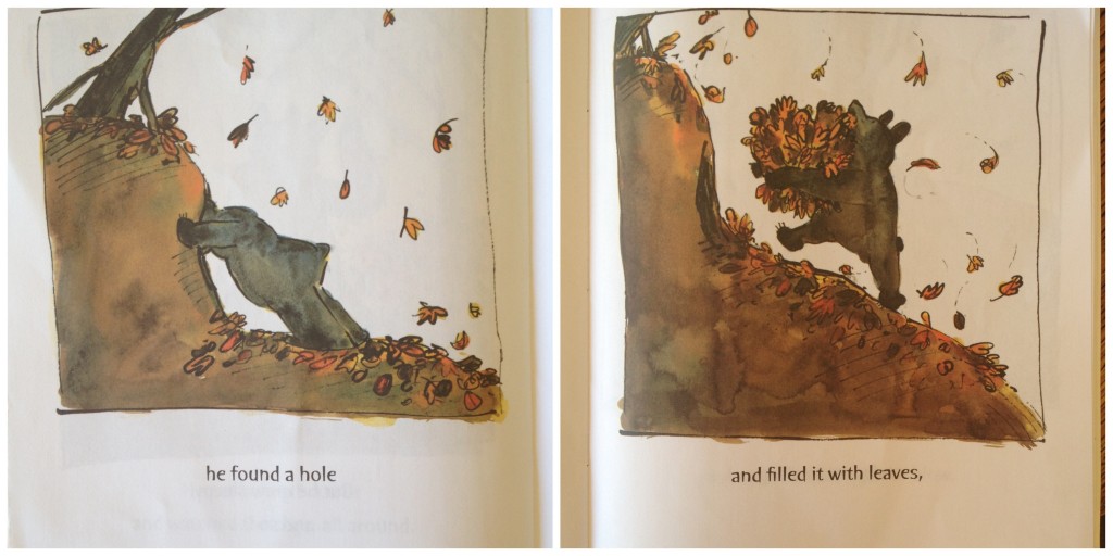 leaves book