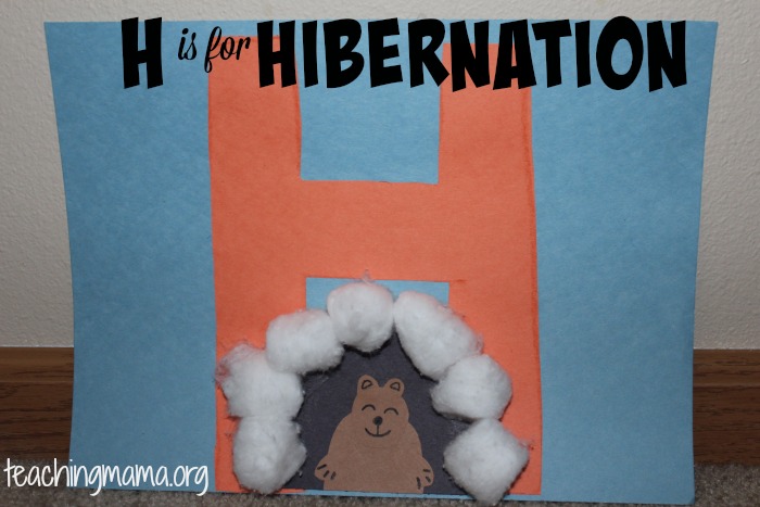 hibernating bear craft