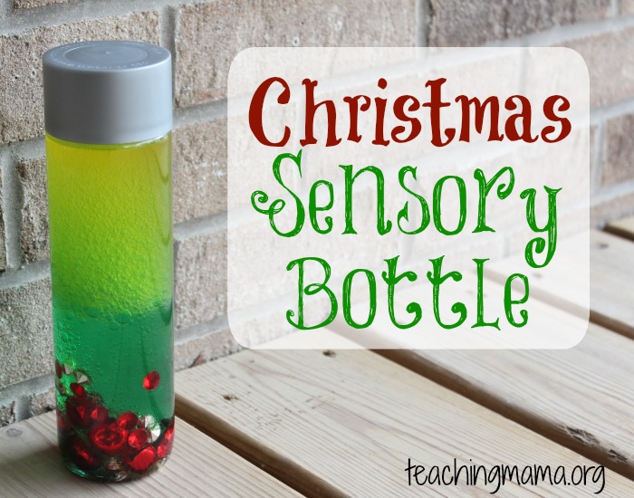 Santa Sensory Bottles DIY - The Soccer Mom Blog