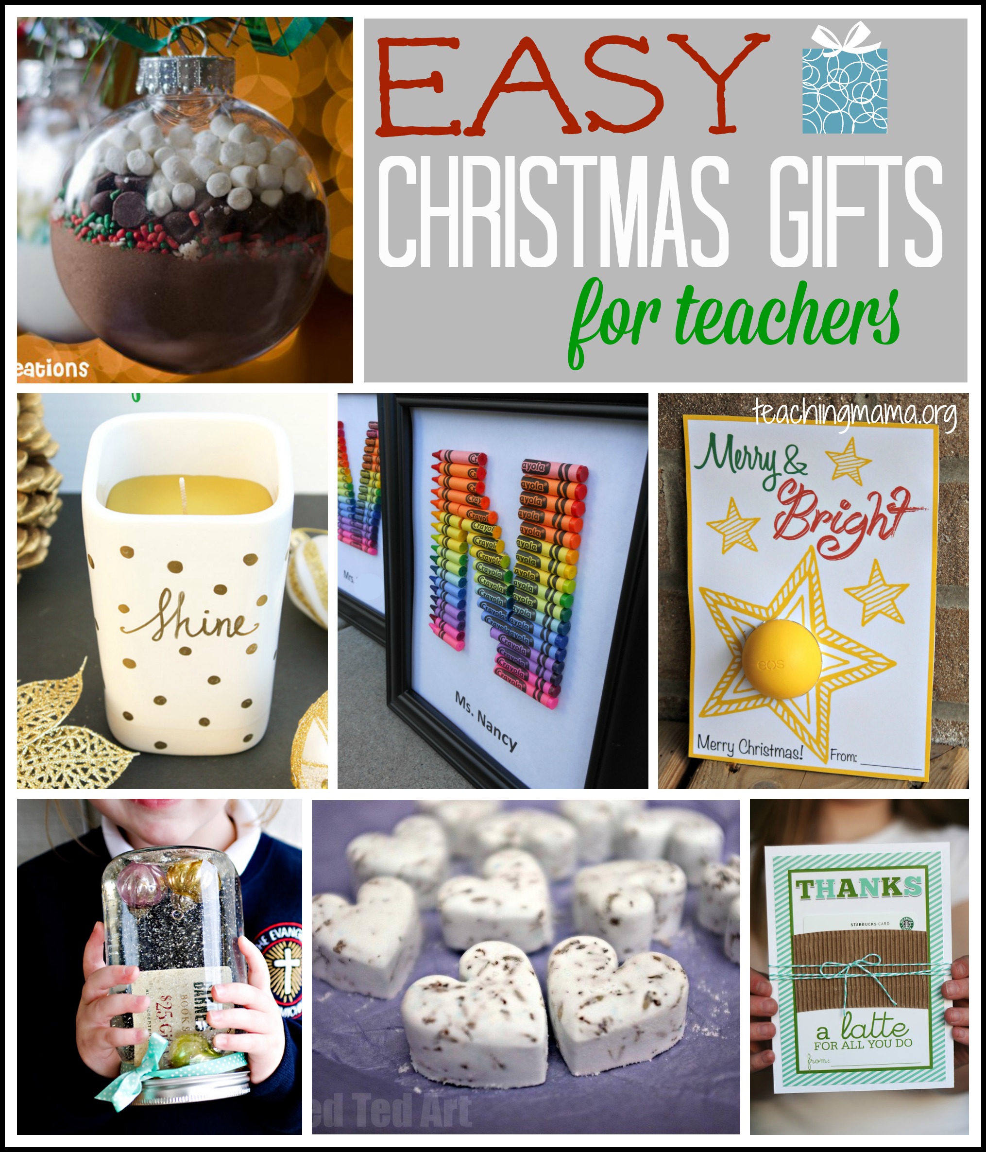 teacher christmas gifts