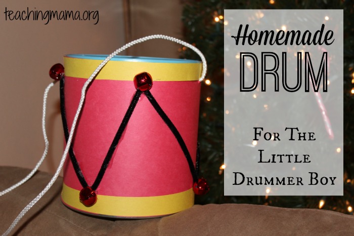 Homemade Drum for The Little Drummer Boy