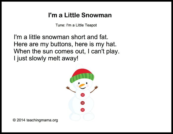 I'm a Little Snowman
