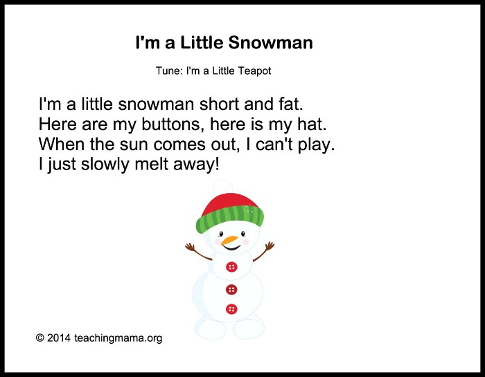 Ten Little Snowflakes