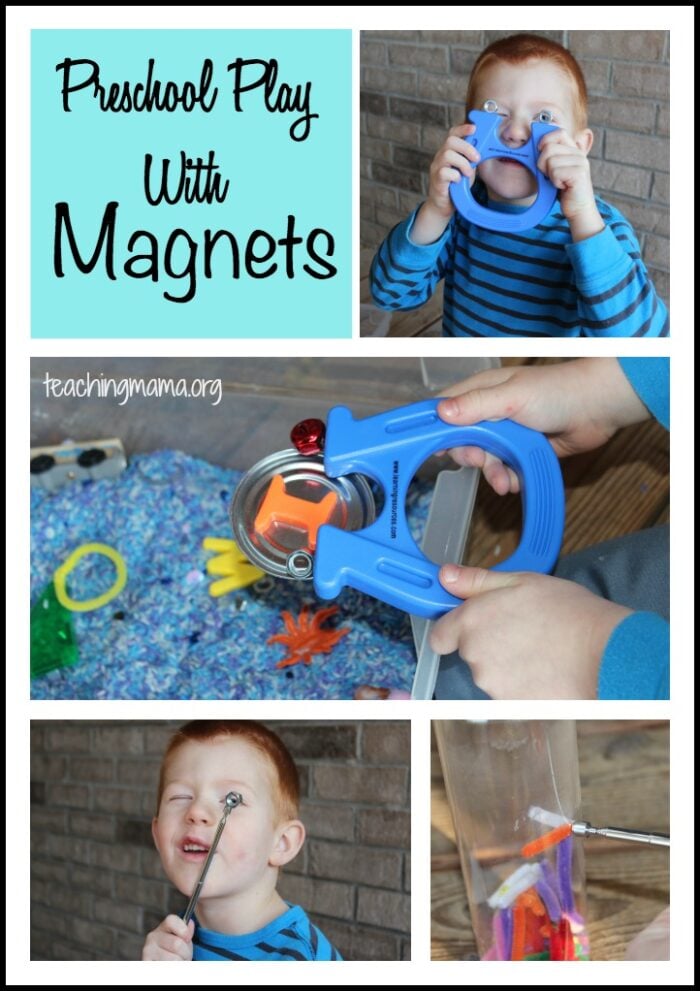 Preschool Play with Magnets