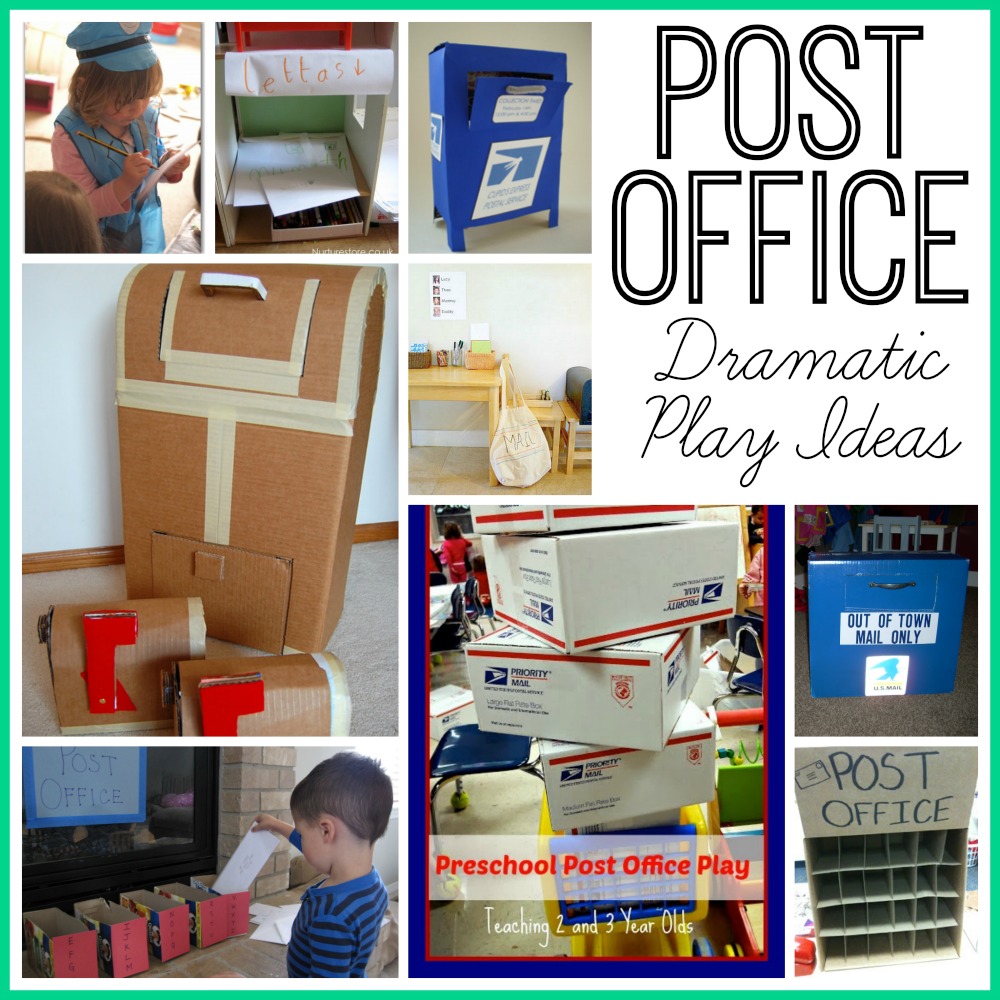 post office pretend play