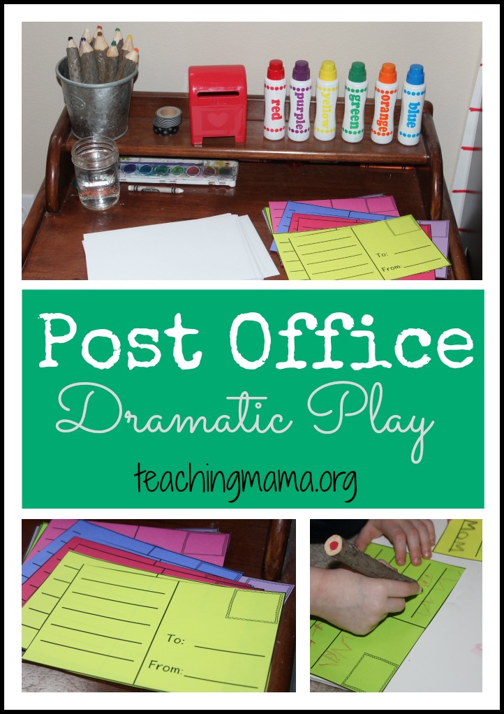 Post Office Dramatic Play