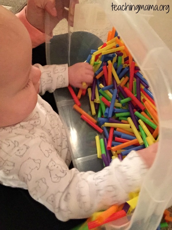 baby sensory bin