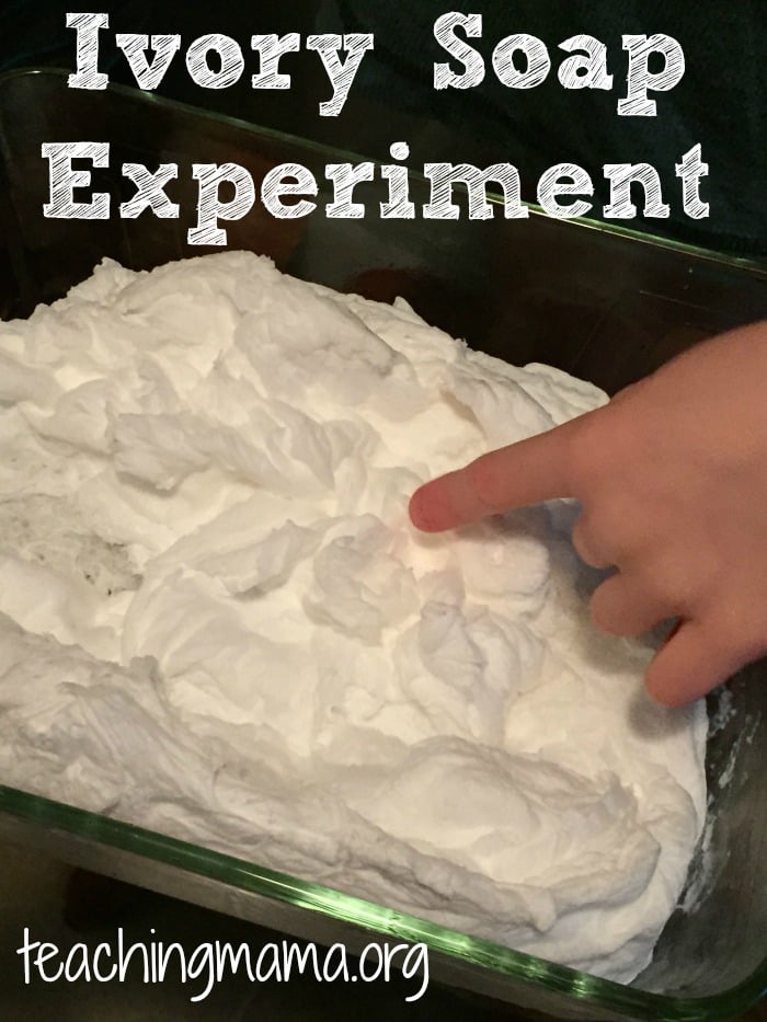 Ivory Soap Bar Experiment