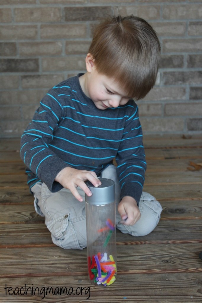 pipe cleaners and magnets