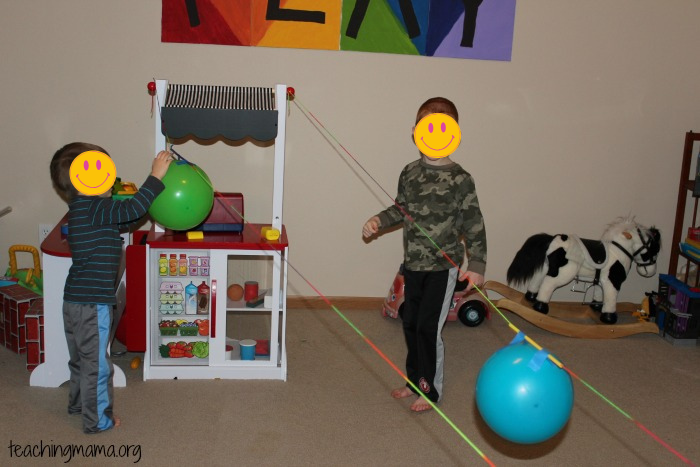 racing balloon rockets