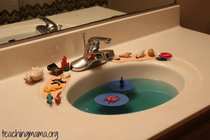 Small World Play in the Sink