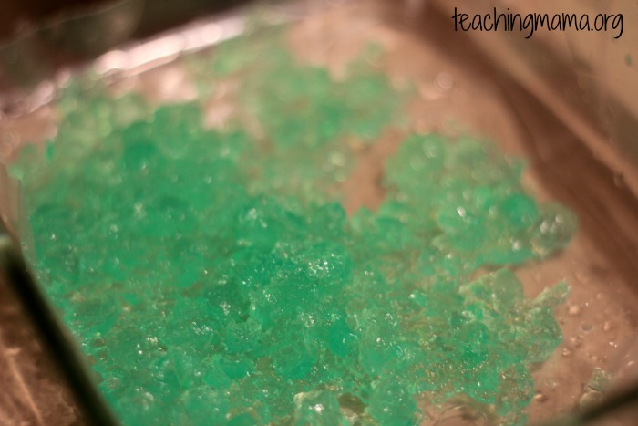 smashed water beads