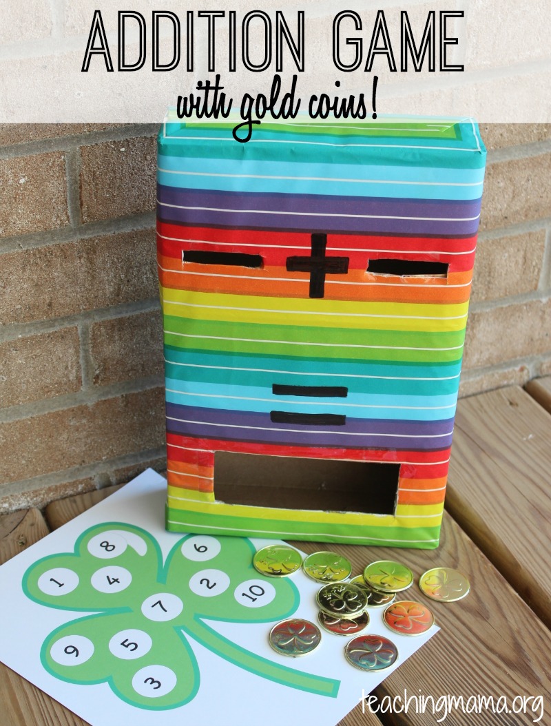 Addition Game with Gold Coins