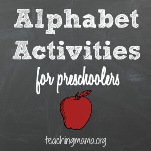 Alphabet - Teaching Mama