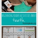 Beginning Reader Activities About Teeth