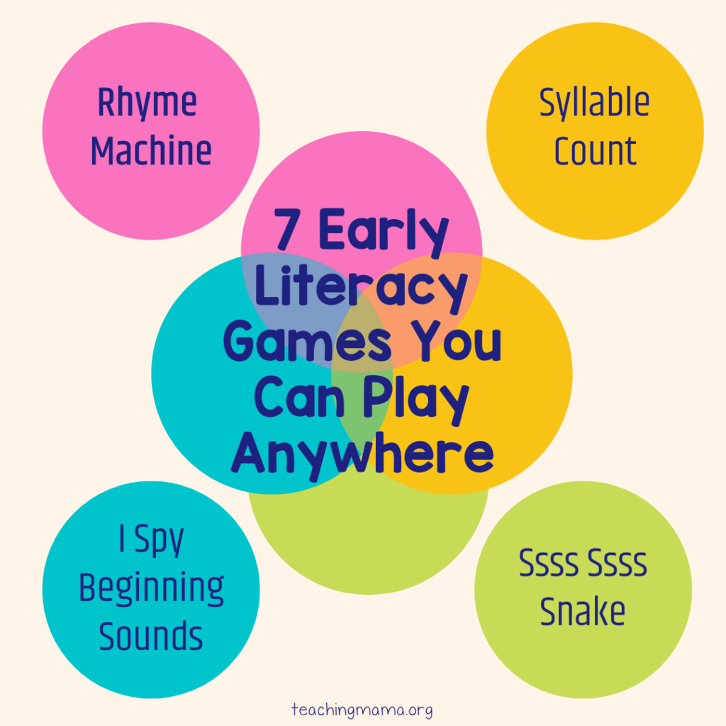 7 Early Literacy Games