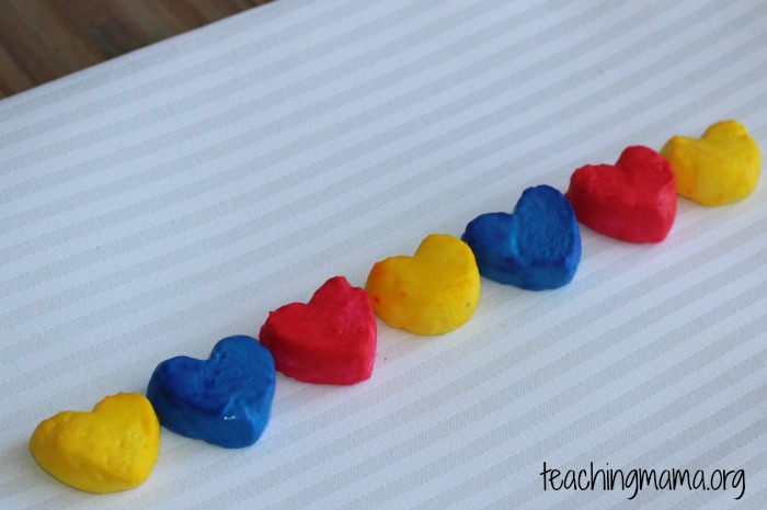 colorful hearts