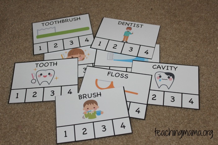 syllable cards