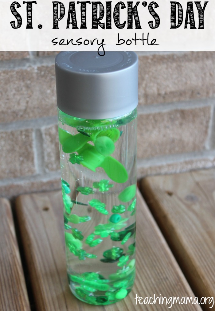 Glow Sticks Sensory Bottle