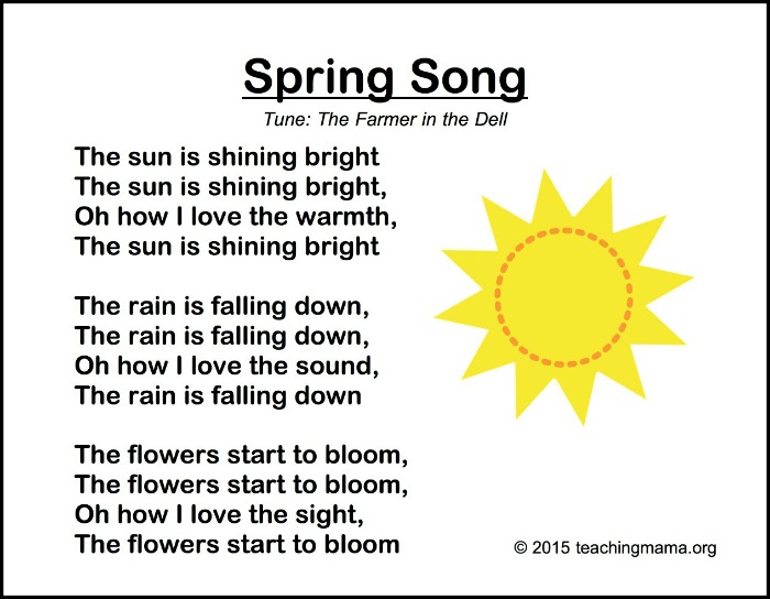 21 Action Songs and Rhymes that Celebrate Spring