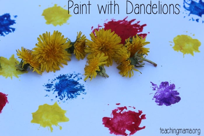 Paint with Dandelions