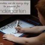 7 Activities We Do Every Day to Prepare for Kindergarten