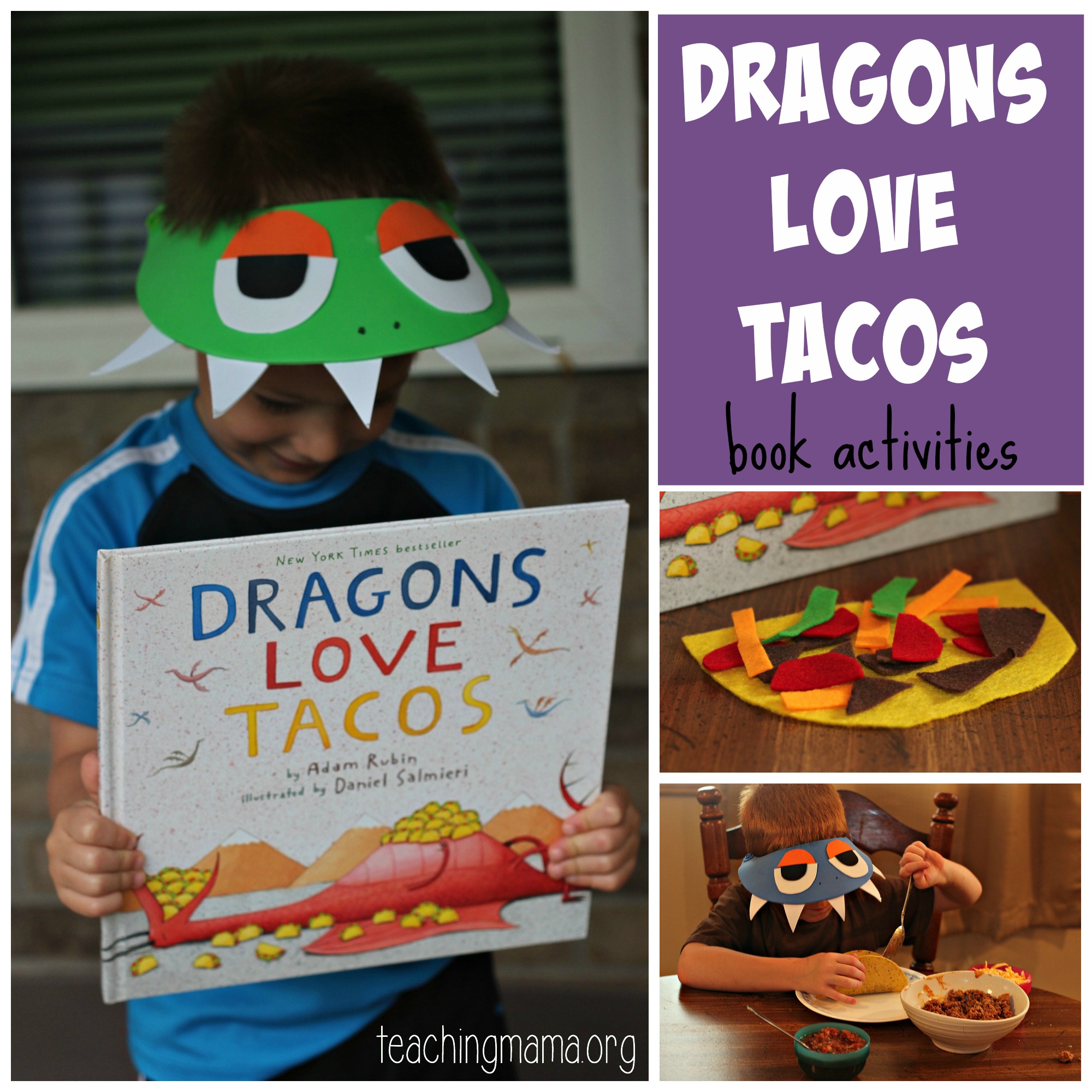 Dragons Love Tacos purple