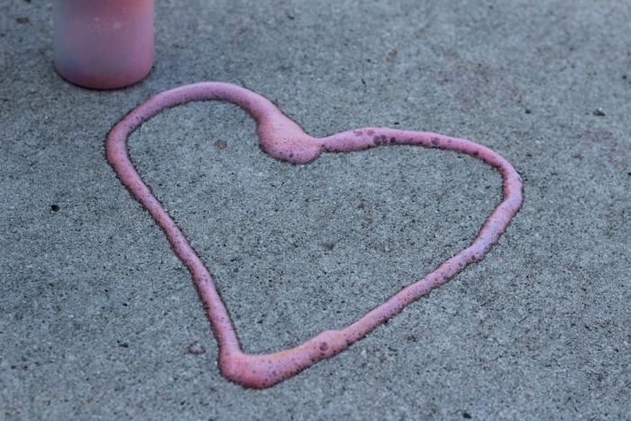 Soap Foam Sidewalk Paint