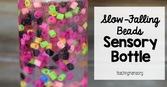 Slow-Falling Beads Sensory Bottle