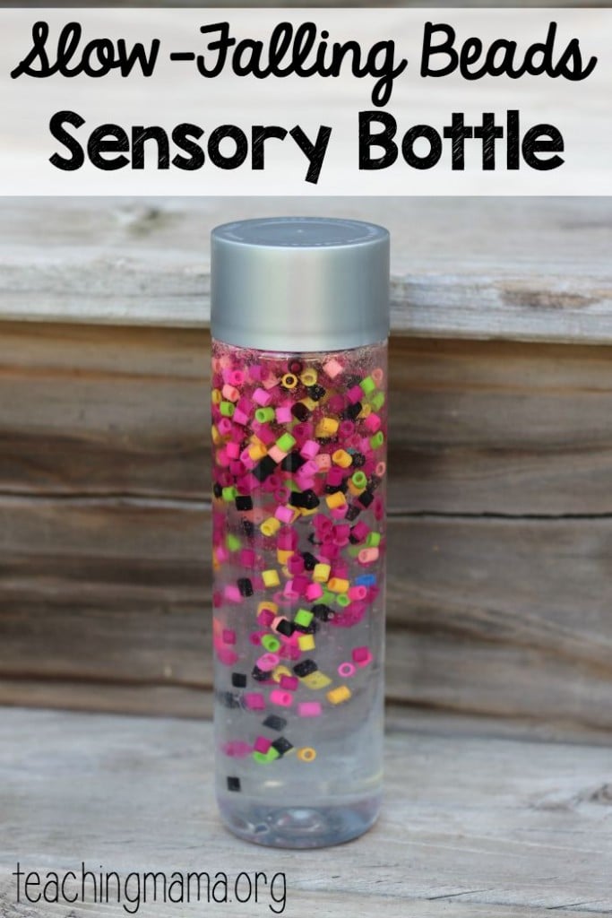 Slow-Falling Beads Sensory Bottle