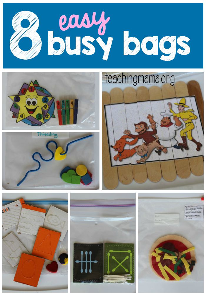 8 Easy Busy Bags
