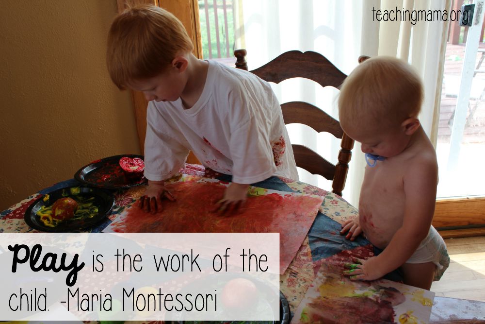 Play Is The Work Of The Child Teaching Mama