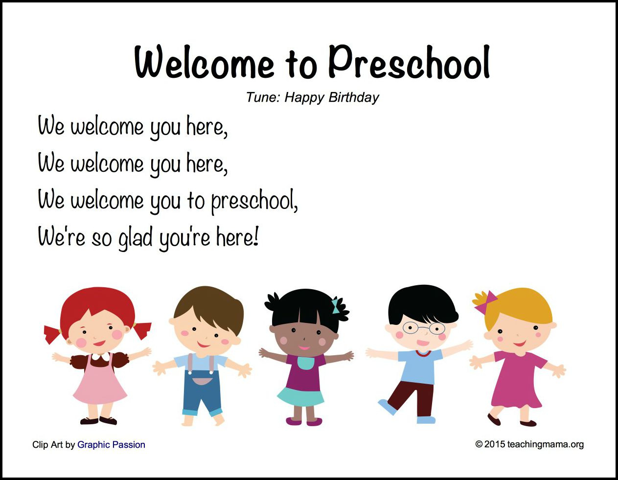 Welcome to Preschool