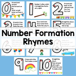 number formation rhymes