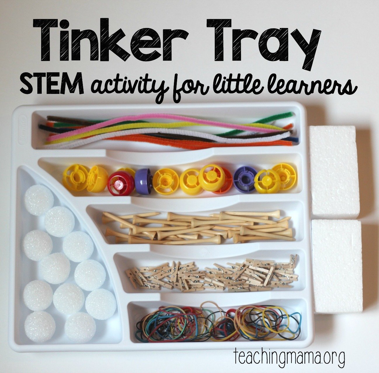 Tinker Tray – STEM Activity for Little Learners