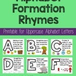 Uppercase Alphabet Formation Rhymes
