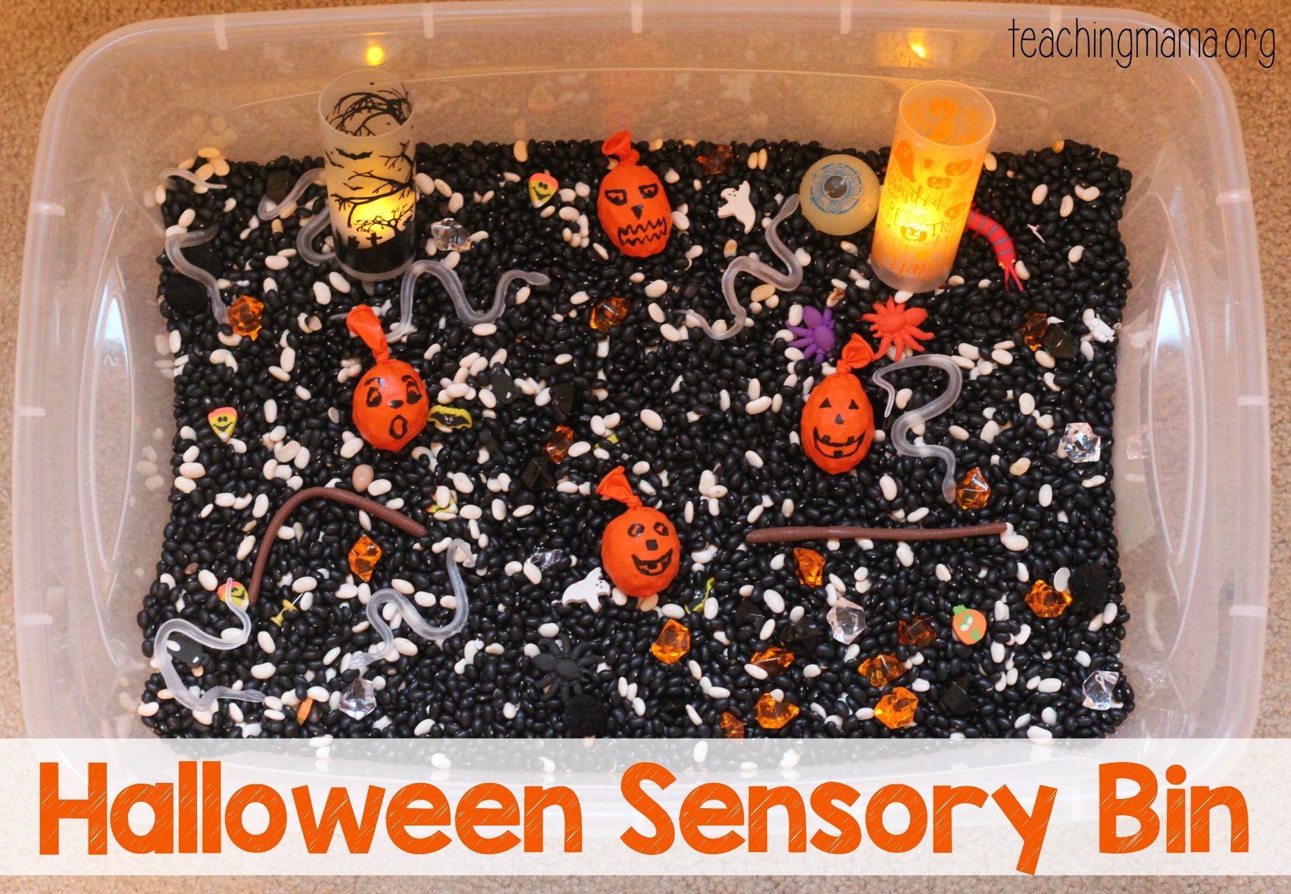 thumbnail image 2 of Super Simple Halloween Sensory Bins - Little Bins For Little Hands 2 of 14