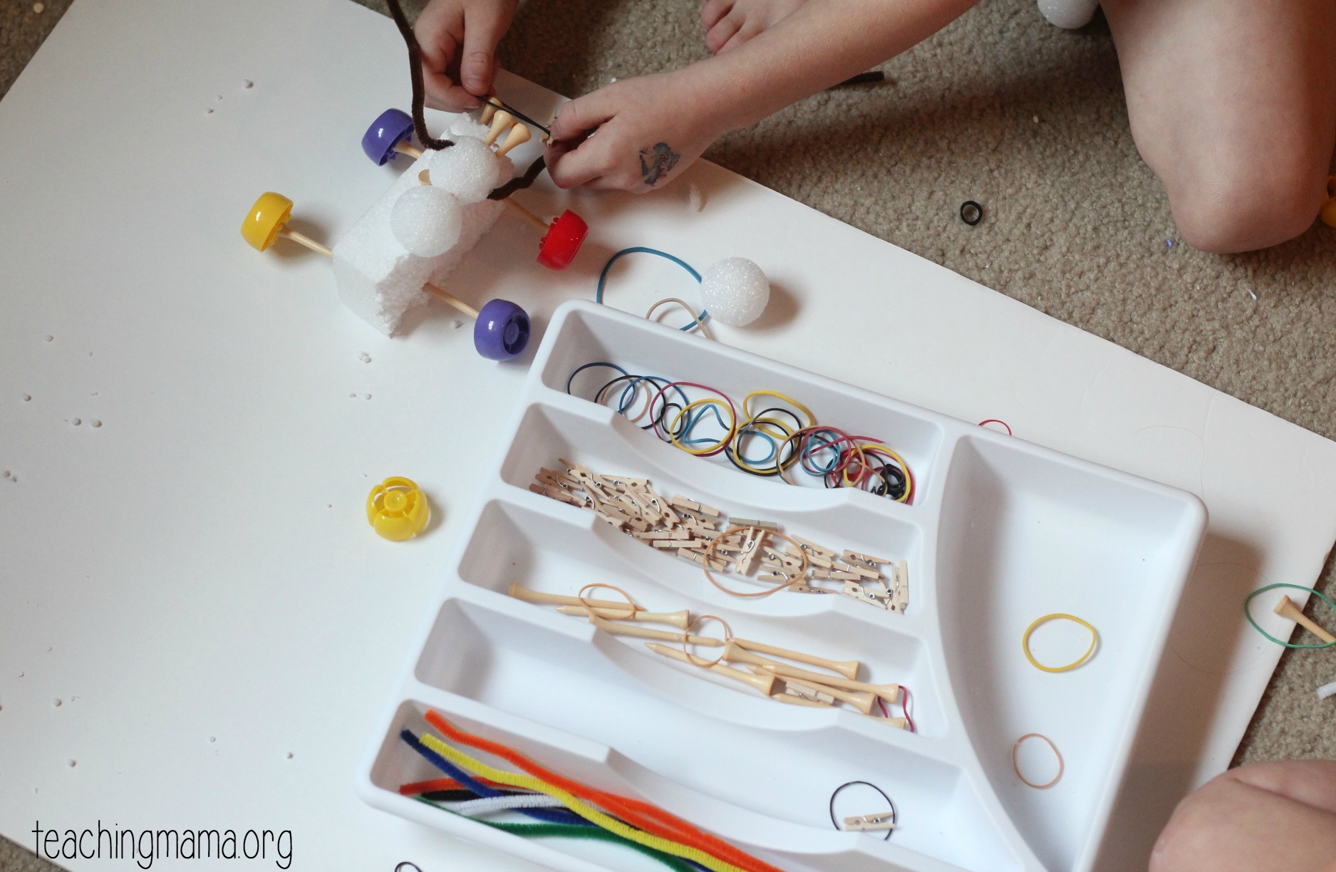 Tinker Tray - Inspiring Little Ones to Create! - Teaching Mama