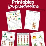 Christmas Math Printables for Preschoolers