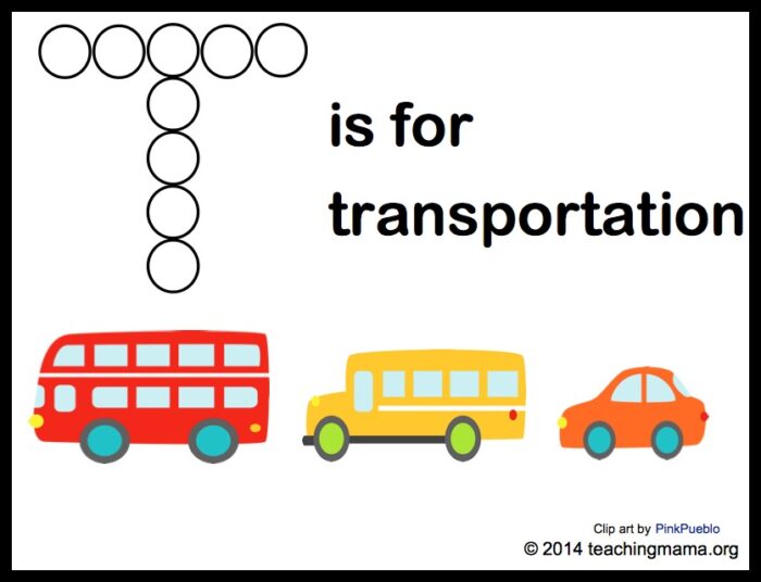 T is for transportation