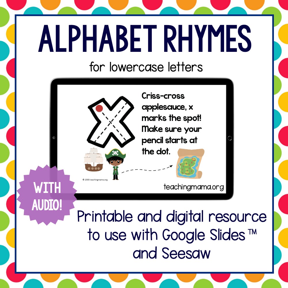 lowercase alphabet formation rhymes teaching mama