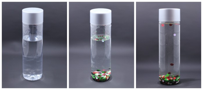 Christmas Sensory Shaker Bottle - The Default Cook