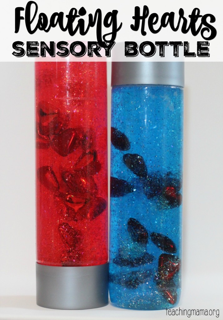 Floating Hearts Sensory Bottle