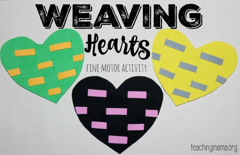 Weaving Hearts – Fine Motor Activity