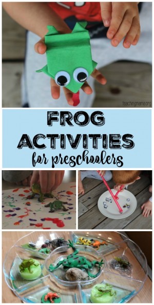 Frog Activities for Preschoolers Pin - Teaching Mama