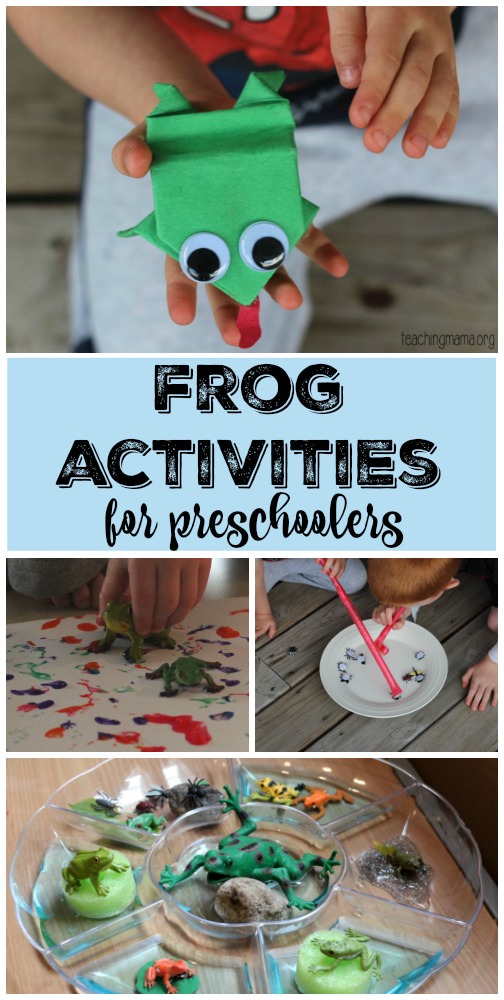 Frog Activities for Preschoolers Pin - Teaching Mama