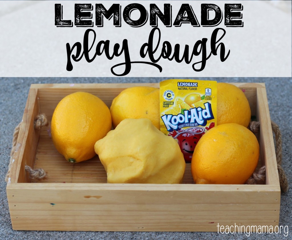 Lemonade Play Dough2